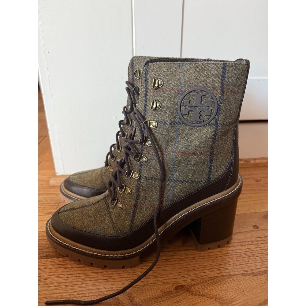 Tory Burch Miller‎ Wool Lug-Sole Hiker Booties 11 NEW